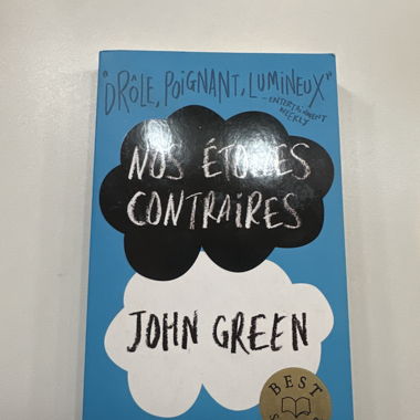 Libro "Nos étoiles contraires" John Green