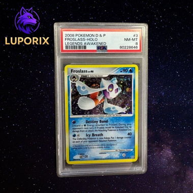 Pokémon PSA 8 Froslass Holo 3/145 Legends