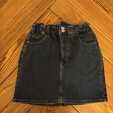 Gonna mini in denim