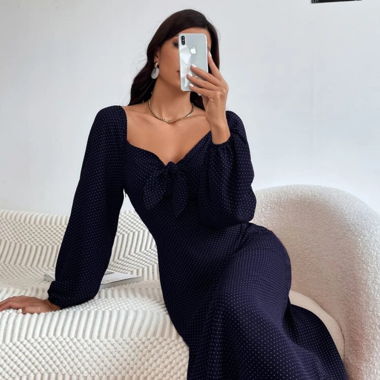 Navy Blue Dress