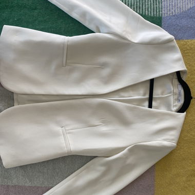 Blazer blanc de Mango