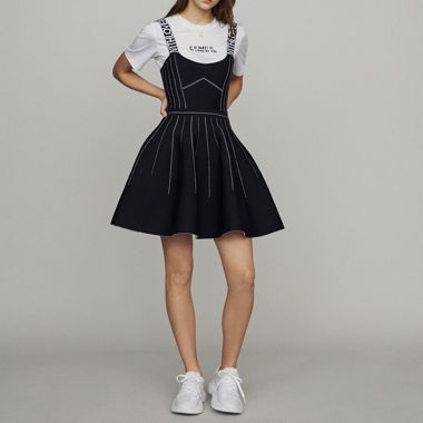 Robe mini noire Maje