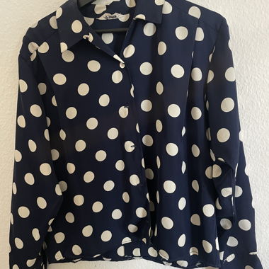 Polka Dot Bluse