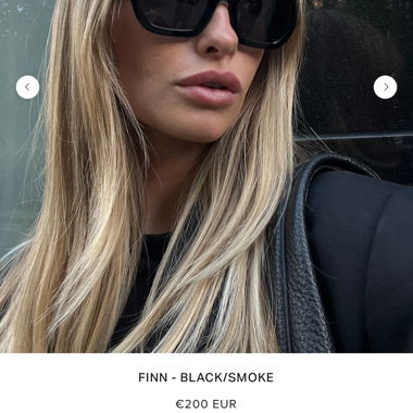 VEHLA Finn Sonnenbrille schwarz/smoke
