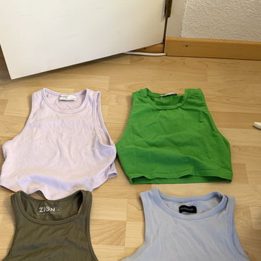 4er Set Croptops