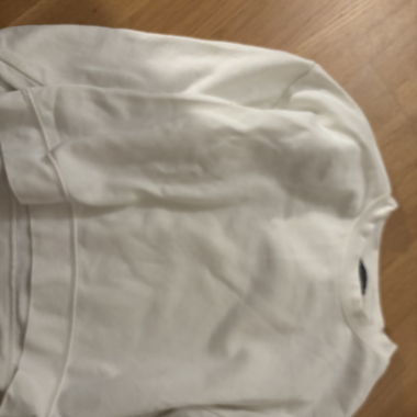 White zara pullover