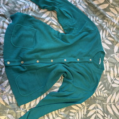 Grüner Cardigan / green cardigan