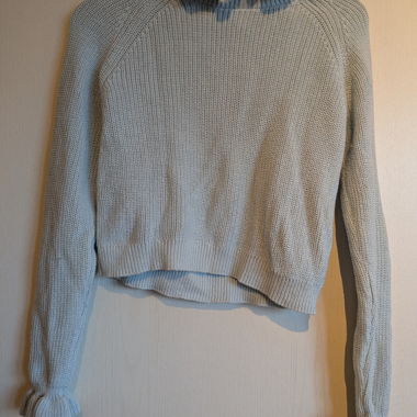 Ruffled Knit Sweater