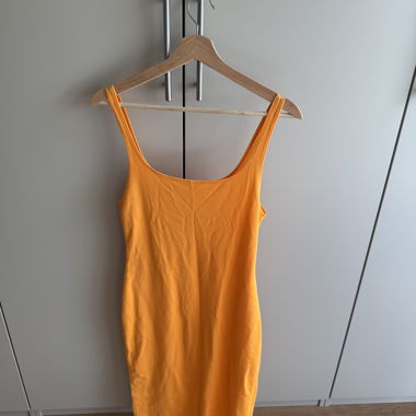 Abito in Jersey Arancione, Zara