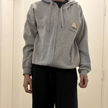 Veste zippée grise Ziipup