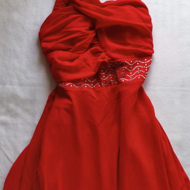 Rotes Abendkleid