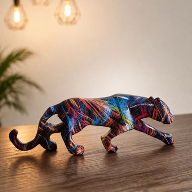 Figurine décorative de panthère 