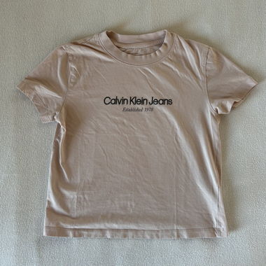 Calvin Klein kurzarm Oberteil rosa