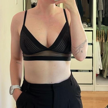 Black bralette