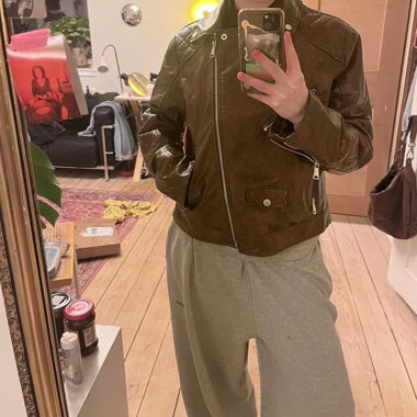 Giacca in pelle vintage