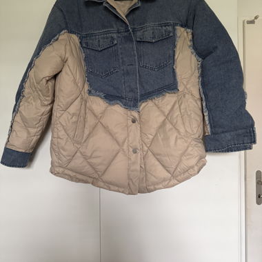 Veste en jean matelassee