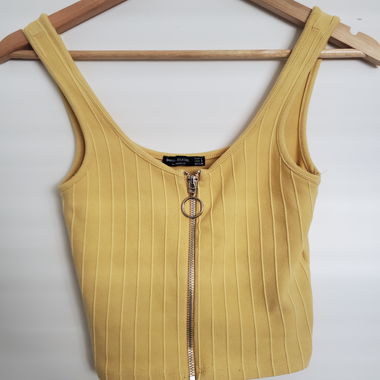Crop Top con cerniera