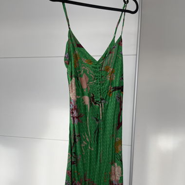 Short Green Zara summer dress 