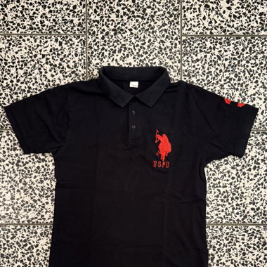 Polo Shirt Black/Red
