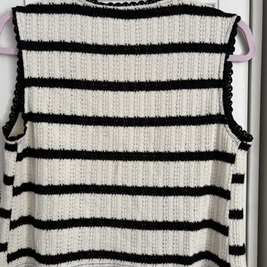 Striped MNG Knit Vest