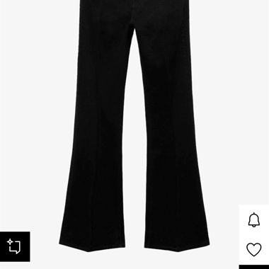 Jeans bootcut neri Mango