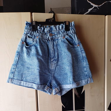 Short en jeans