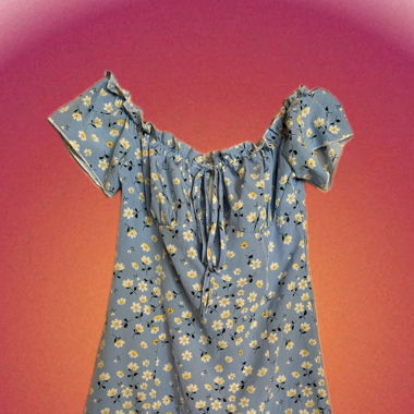 Blaues Sommerkleid 
