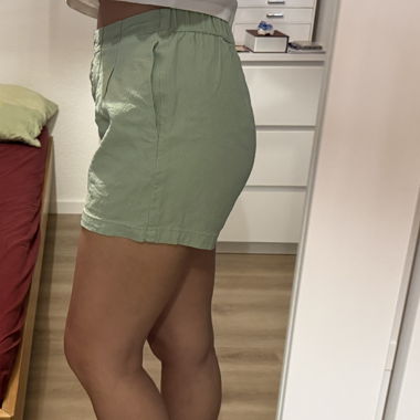 Light green shorts