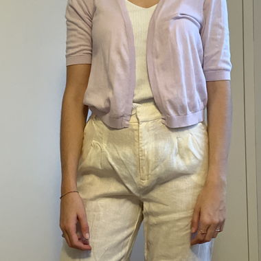 Cardigan estivo in maglia