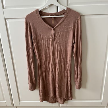 SKIMS Sleep Henley Dress