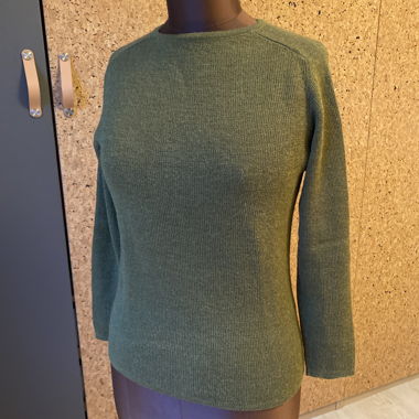 Maglione in maglia verde