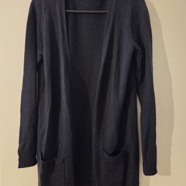 Pieces Strickcardigan schwarz