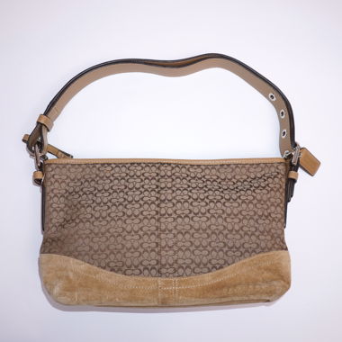 Coach monogram shoulder bag