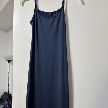 Robe longue bleu 