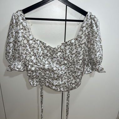 Gemusterte Bluse