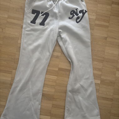 Weisse Manfinity Jogginghose NY 77 Größe L