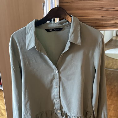 Bluse Zara Türkis 