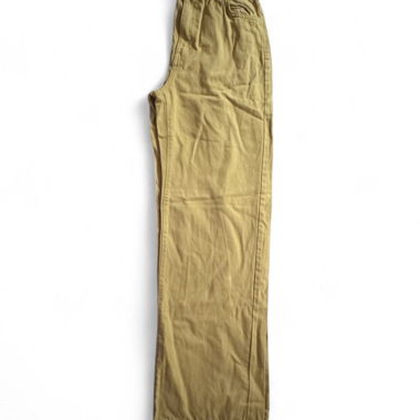 Pantaloni ampi beige Bershka