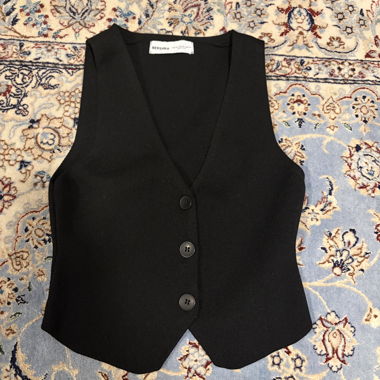 Top nero Bershka