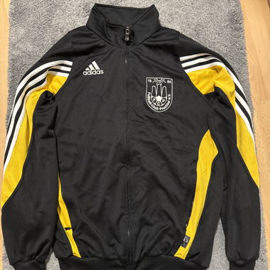 Adidas Trainingsjacke schwarz gelb