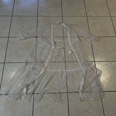 Vestito in pizzo bianco C&A L/XL