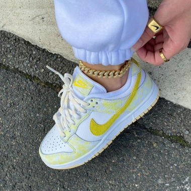 Nike Dunk Low jaune/blanc Gr. 36