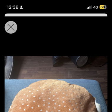 Peluche Hamburger