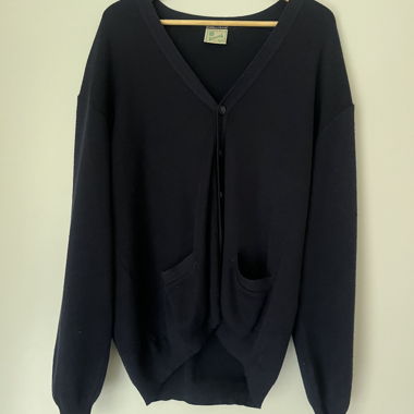 Dark blue Simons knit cardigan XL