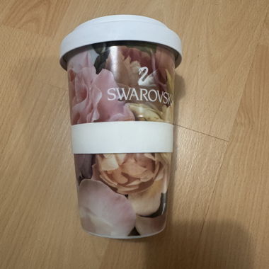swarovski coffe travel mug kaffee becher