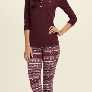 Hollister pajama set