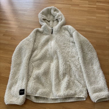 Flauschige Fleece-Hoodiejacke