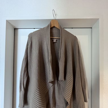 Strickjacke beige