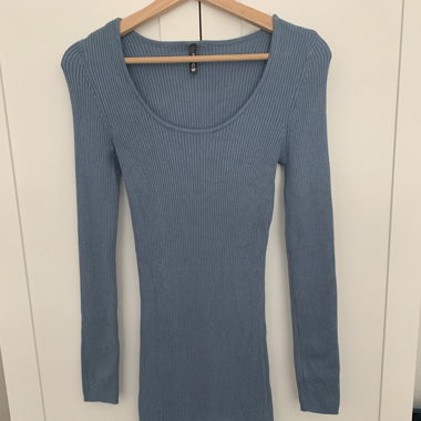 Blue Bodycon Dress