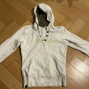 Weisser Damen-Hoodie